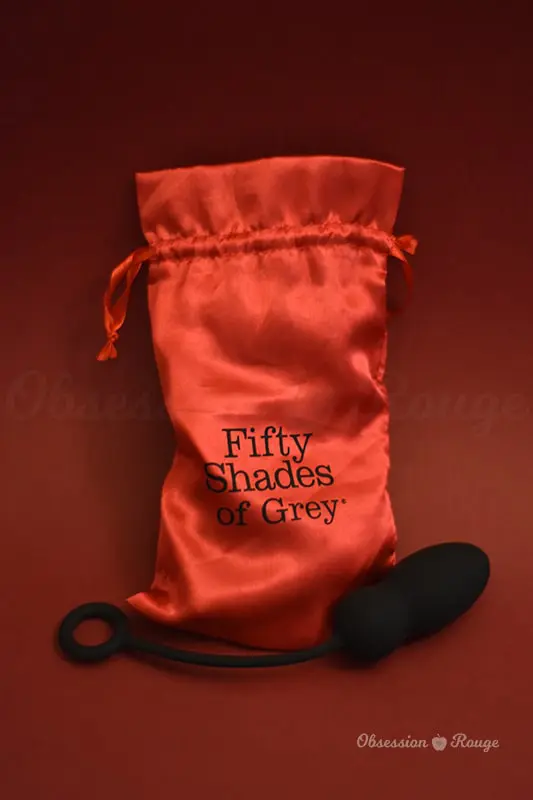 50 Shades Relentless Vibrations Remote Control Egg Pouch