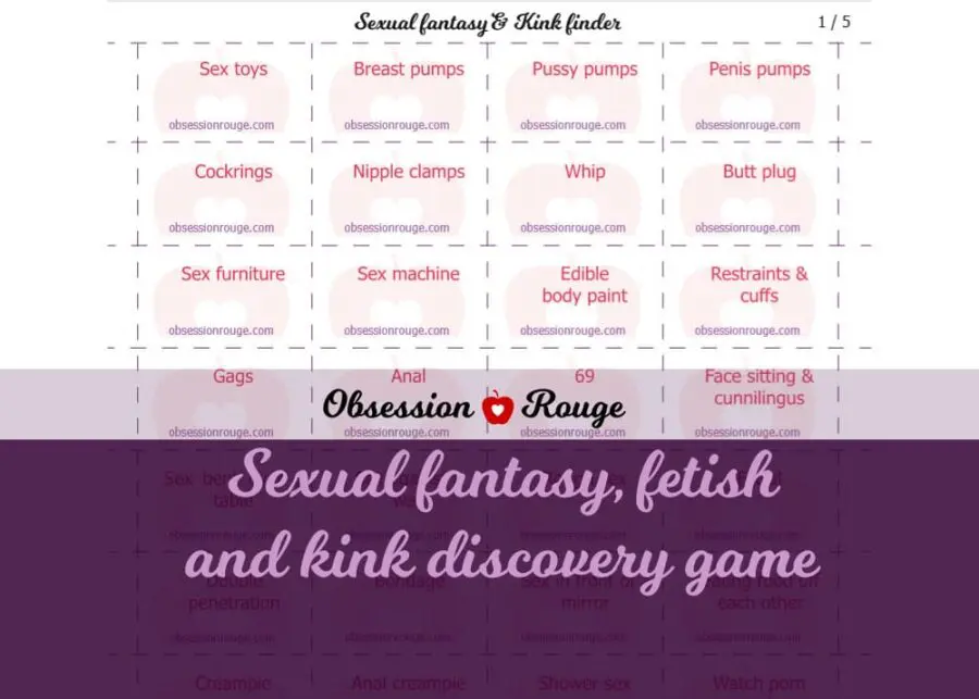 Sexual fantasy discovery game preview