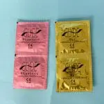 Glyde condom packets