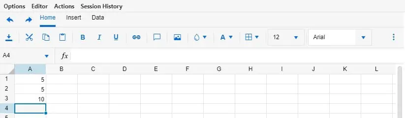 Standard Notes Spreadsheets
