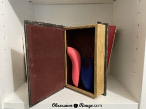hollowed out book hide sex toys