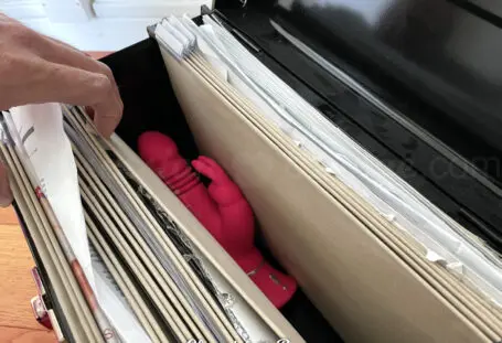 vibrator in a filing cabinet