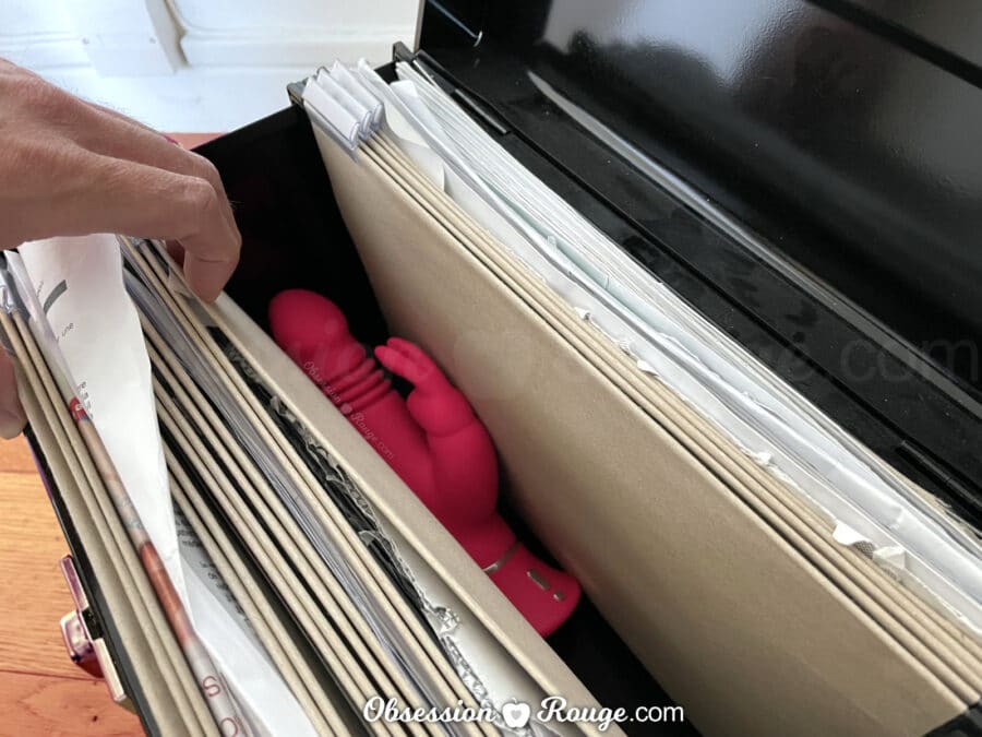 vibrator in a filing cabinet
